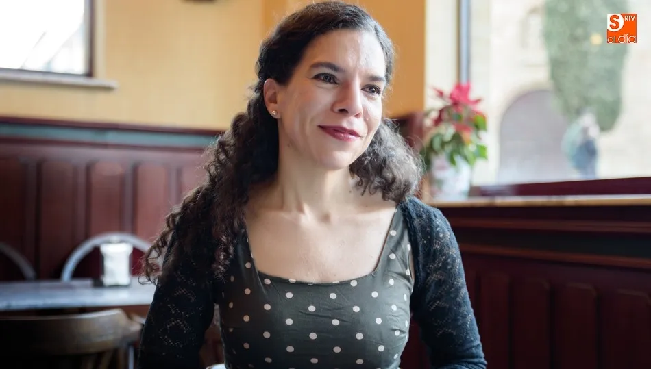 Catalina García García-Herreros en una entrevista para SALAMANCA AL DÍA / FOTOS: CARMEN BORREGO