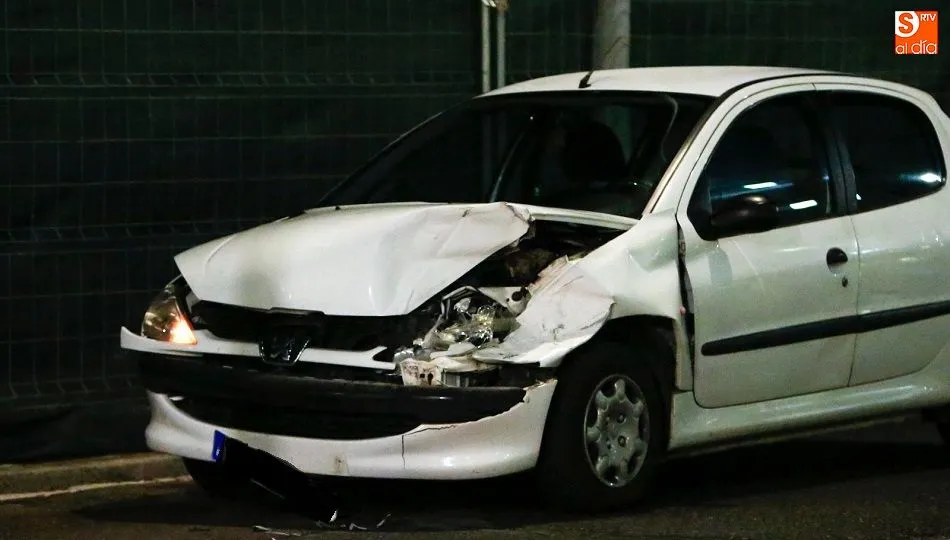 Aspecto en el que quedó uno de los vehículos. Fotos: Alejandro López