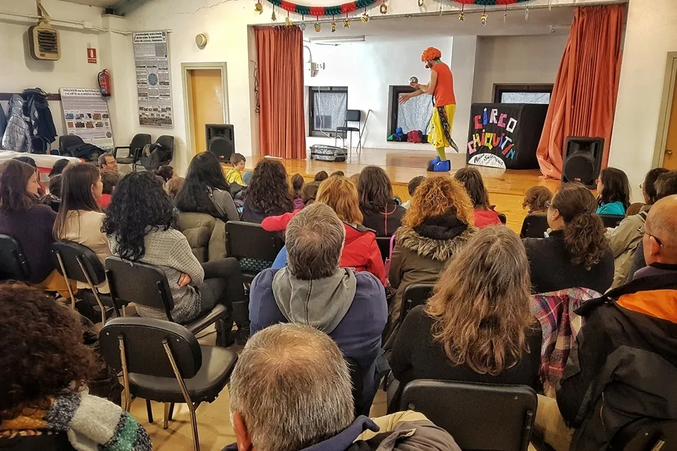 Un momento de la jornada organizada por la Escuela Libre Wayra en Juzbado