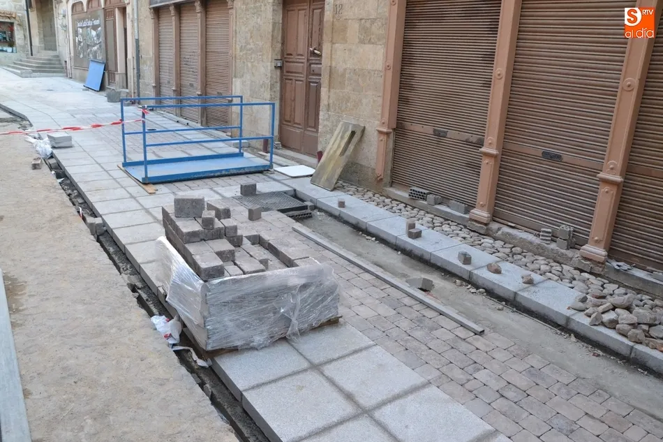 Foto 7 - Las obras de la calle Madrid llegan a su punto m&aacute;s conflictivo  