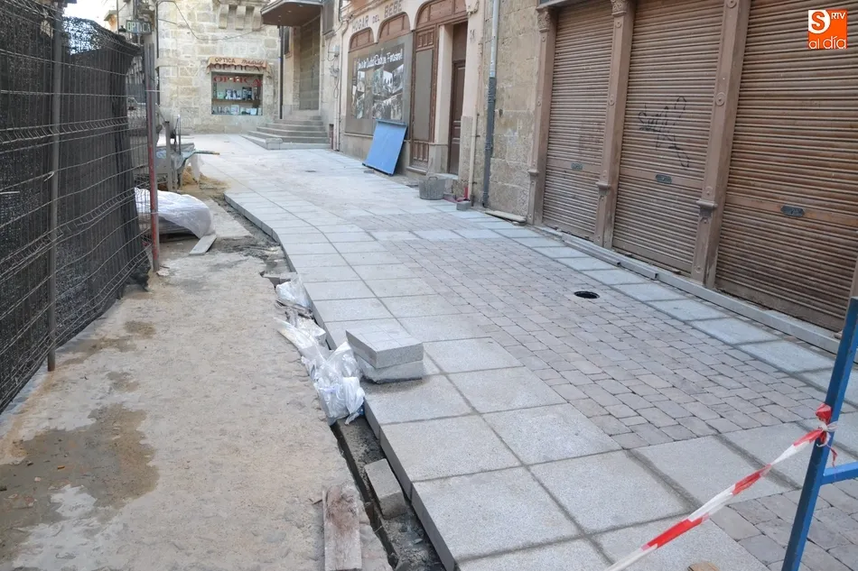 Foto 5 - Las obras de la calle Madrid llegan a su punto m&aacute;s conflictivo  