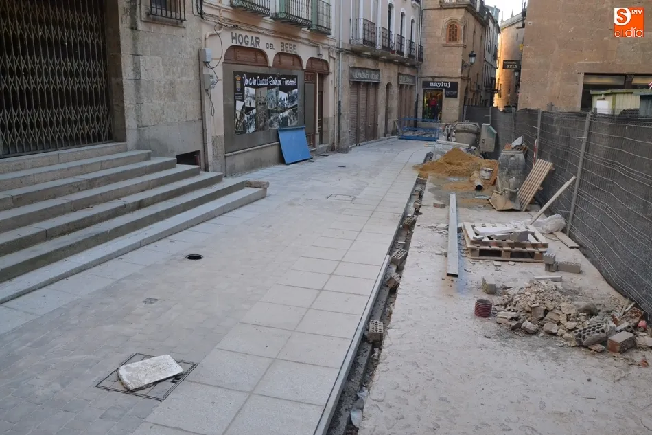 Foto 2 - Las obras de la calle Madrid llegan a su punto m&aacute;s conflictivo  