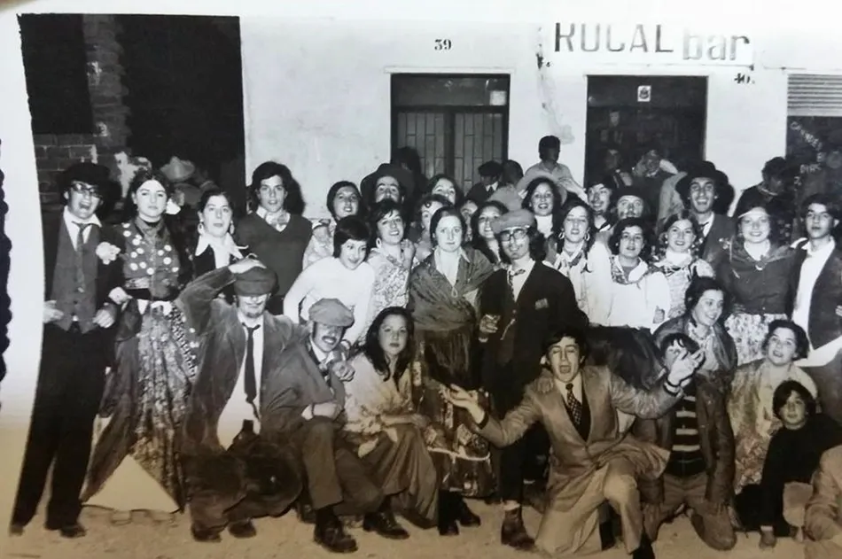 Carnavales 1971 en Ledesma. Foto: Agustín Martín Tocino