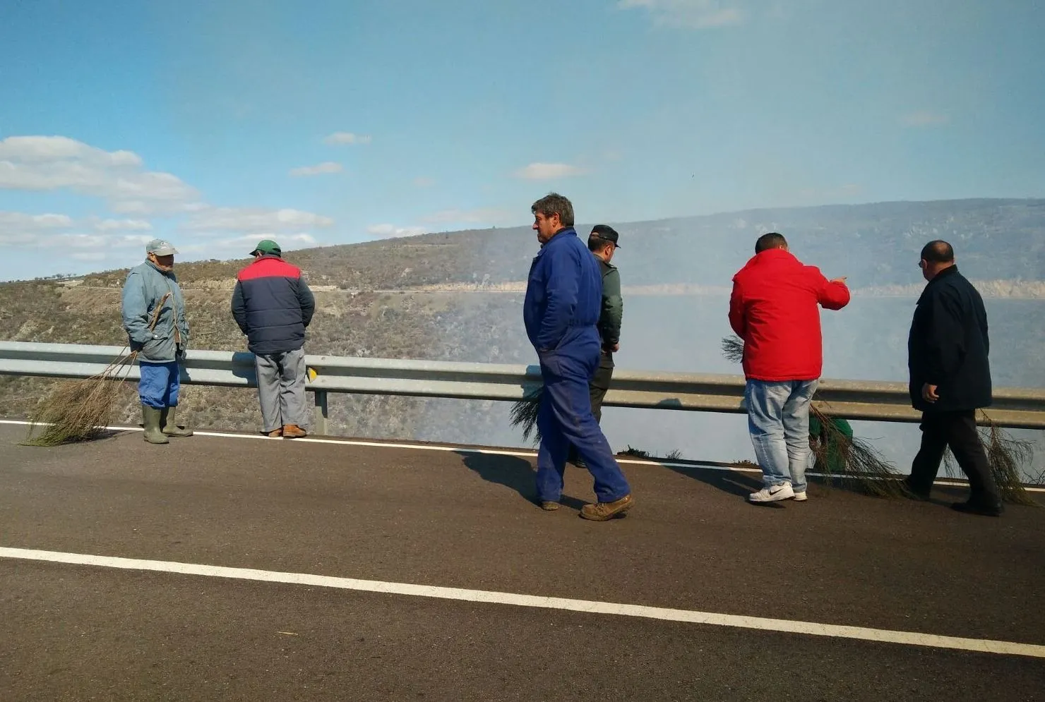 Foto 6 - Un incendio se queda a las puertas de los grabados Patrimonio de la Humanidad de Siega Verde  