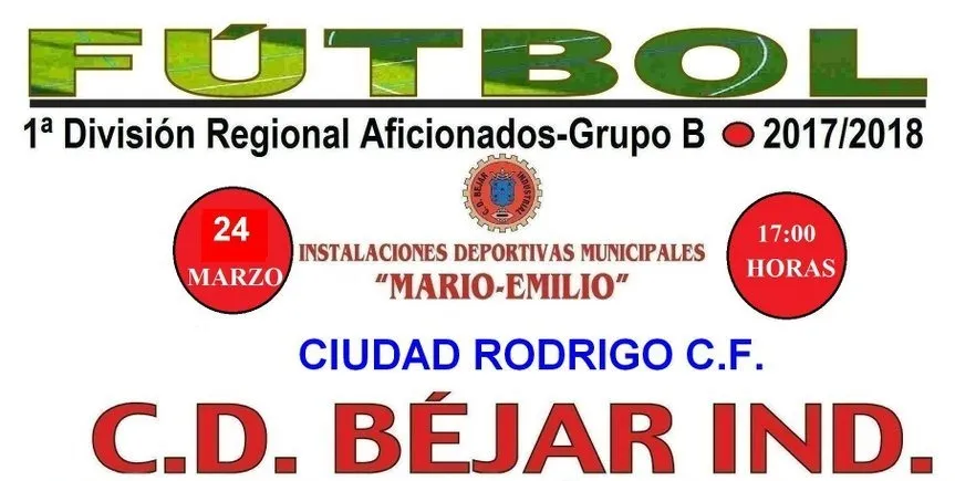 El Senior del Ciudad Rodrigo buscará romper su racha de casi una década sin ganar en Béjar  