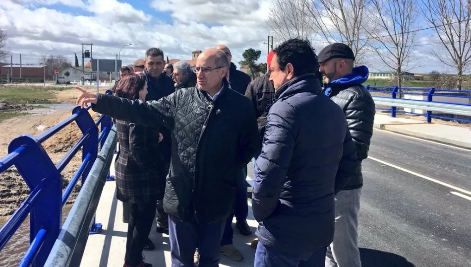 Foto 2 - El nuevo puente de Tordillos, la obra m&aacute;s importante de la comarca de Pe&ntilde;aranda
