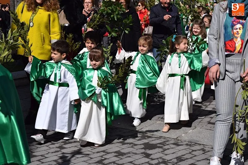 Los más pequeños dieron color al Domingo de Ramos