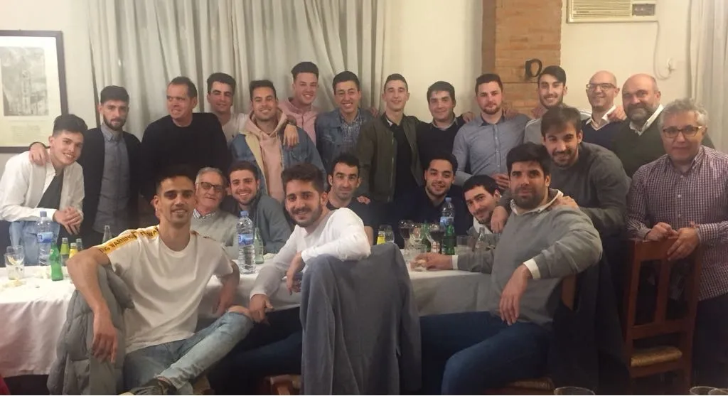 El Senior del Ciudad Rodrigo se va de cena invitado por el Restaurante La Bodega  