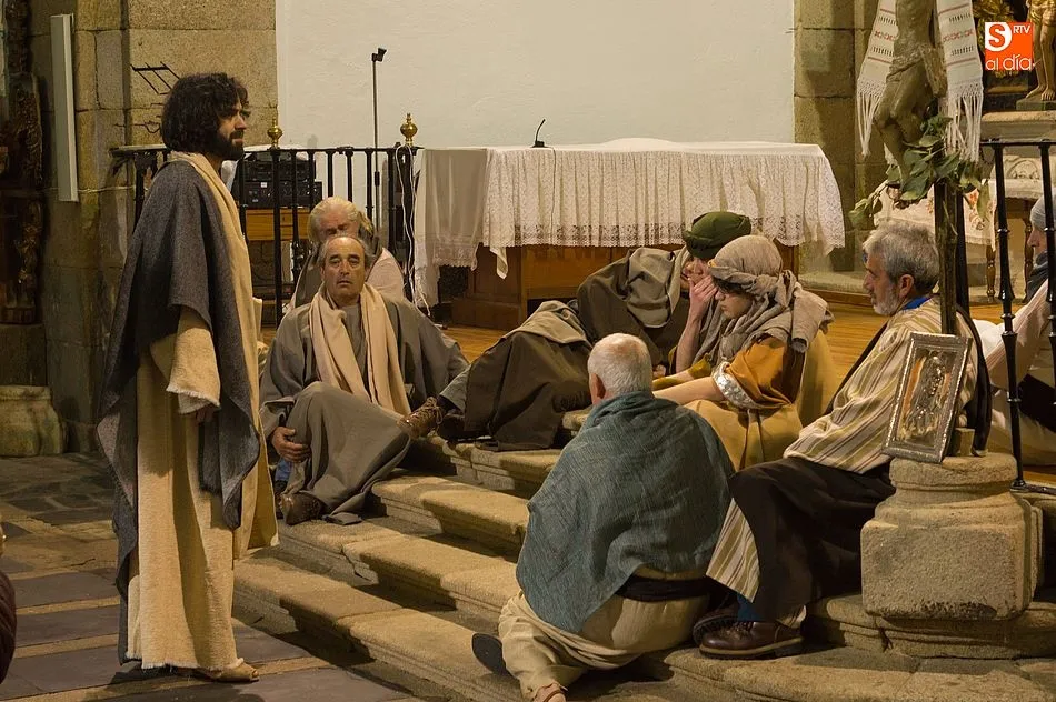 Foto 10 - Mogarraz disfruta un a&ntilde;o m&aacute;s de &lsquo;La Pasi&oacute;n de Cristo&rsquo; en la iglesia