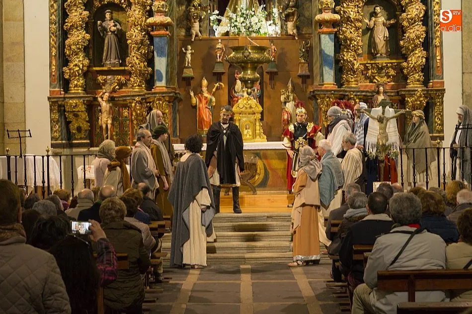 Foto 9 - Mogarraz disfruta un a&ntilde;o m&aacute;s de &lsquo;La Pasi&oacute;n de Cristo&rsquo; en la iglesia