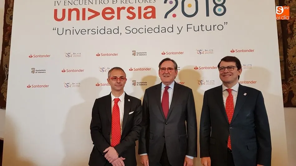 Ricardo Rivero, Matías Rodríguez y Alfonso Fernández Mañueco