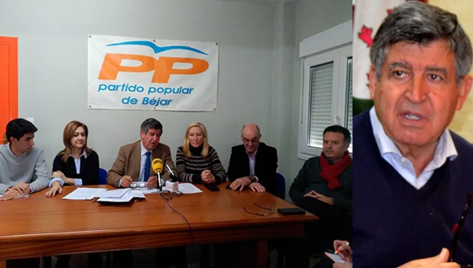 Rueda de prensa ofrecida por el Partido Popular en su sede de la calle Colón