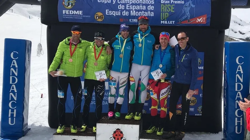 Oriol Barrera y Sergio Cabrero, bronce en el Nacional por equipos de Skimo  