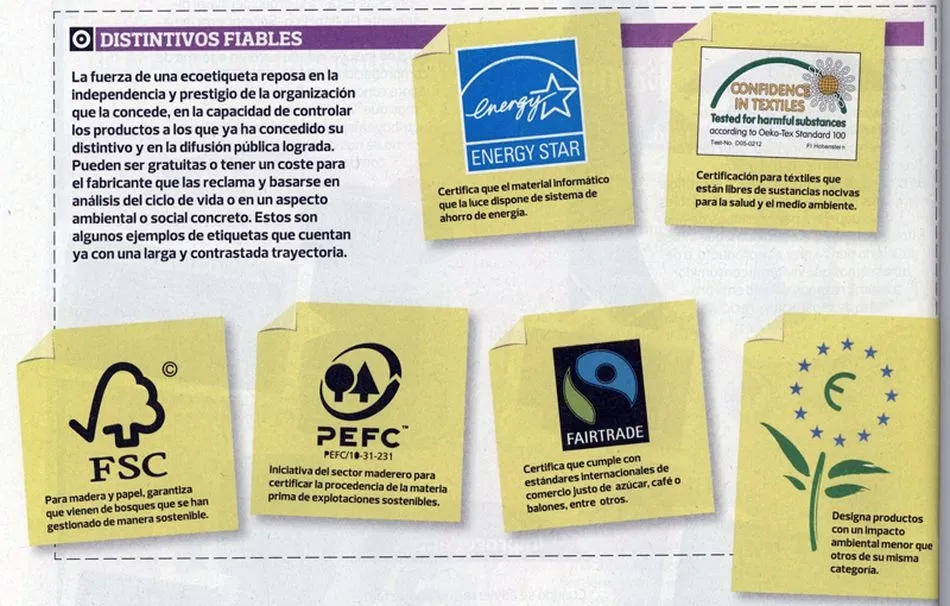 La OCU denuncia el uso de ecoetiquetas poco fiables  