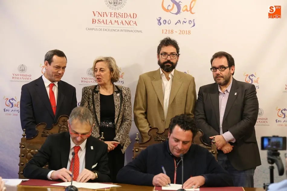Foto 7 - La Universidad y la DOP Guijuelo a&uacute;nan saber y sabor para el VIII Centenario