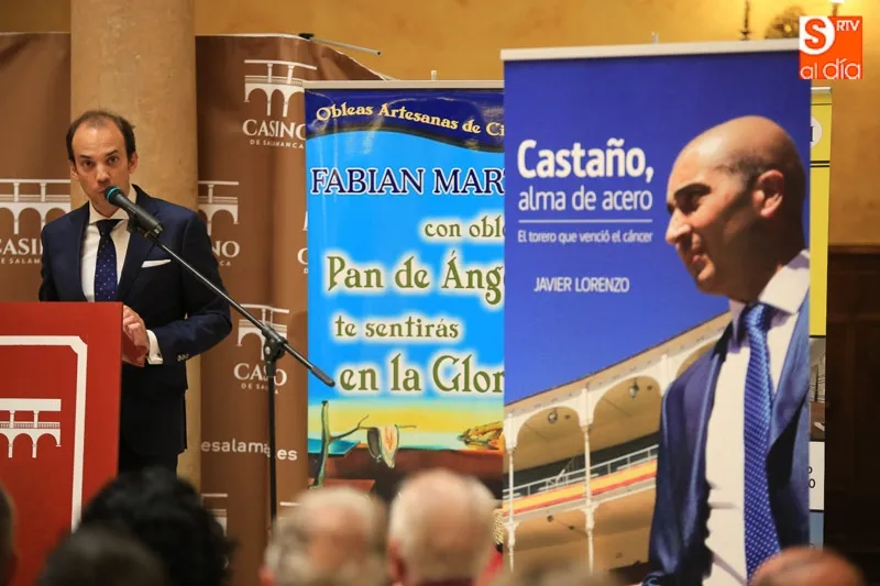 Presentación del libro ‘Castaño, alma de acero. El torero que venció al cáncer’ en el Casino de Salamanca