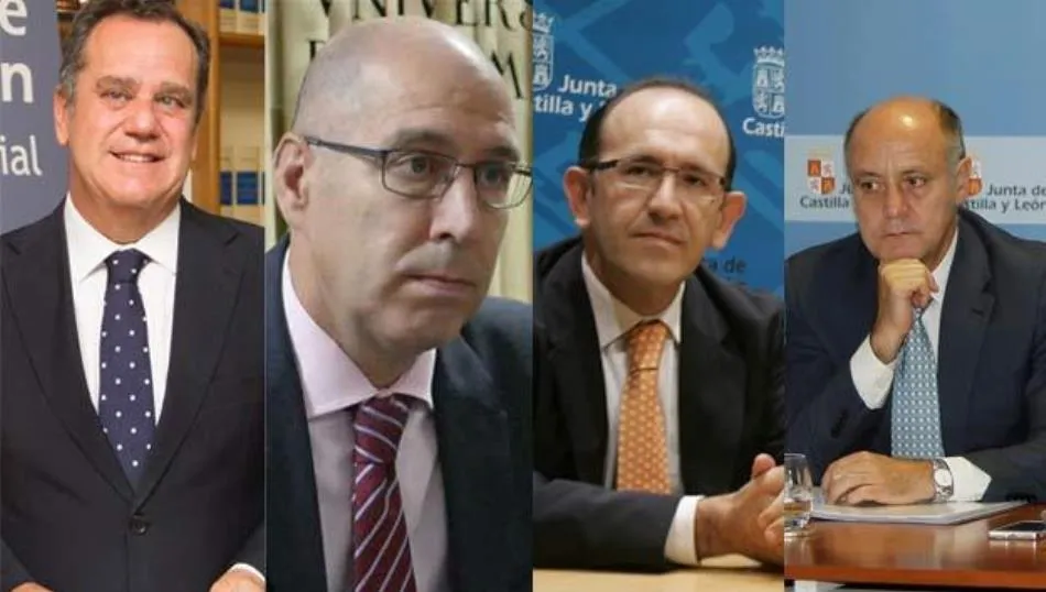 Pablo Trillo Figueroa, Carlos Martín Tobalina, José Manuel Jiménez Blázquez y José Armando Baeta. Foto de El Norte de Castilla