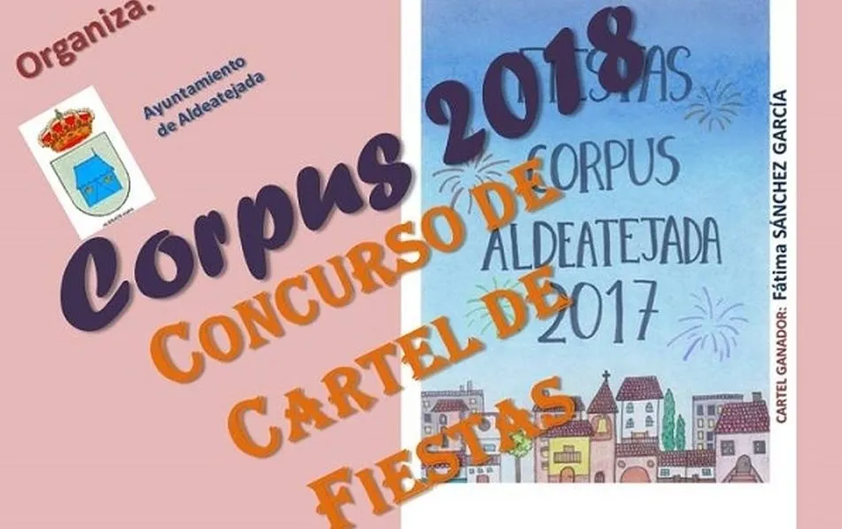 El Ayuntamiento convoca el concurso de carteles de las fiestas del Corpus 2018