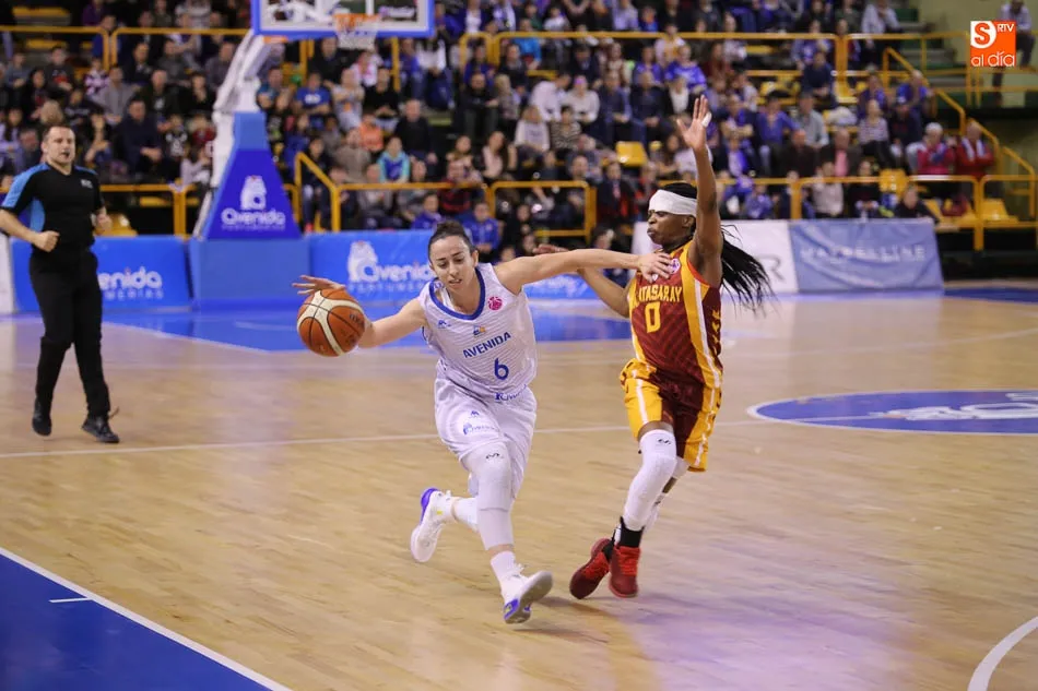 Momento del partido Avenida Galatasaray / Foto: Alberto Martin