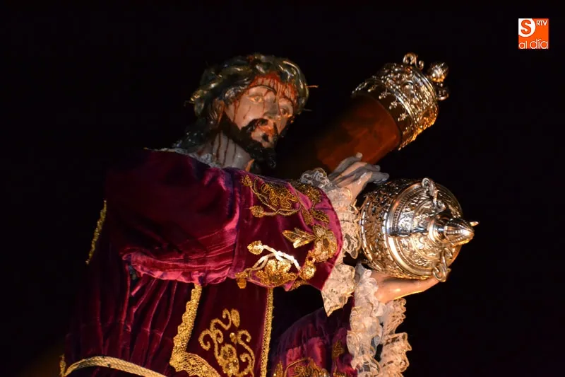 Foto 6 - Sobrio silencio en la madrugada de Penitencia Nazarena de Pe&ntilde;aranda
