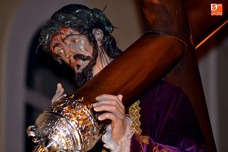 Foto 4 - Sobrio silencio en la madrugada de Penitencia Nazarena de Pe&ntilde;aranda