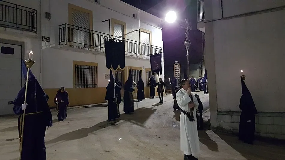 Foto 9 - La Procesi&oacute;n del Silencio se abre paso por las calles de Ledrada