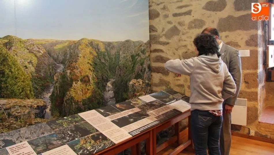 Interior de la Casa del Parque Natural Arribes en Sobradillo
