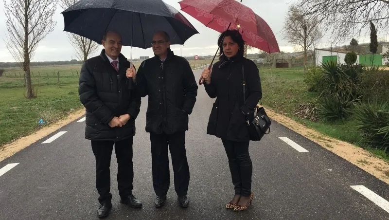 Renovada la carretera de acceso a Muñoz con una inversión de casi 155.000 euros  