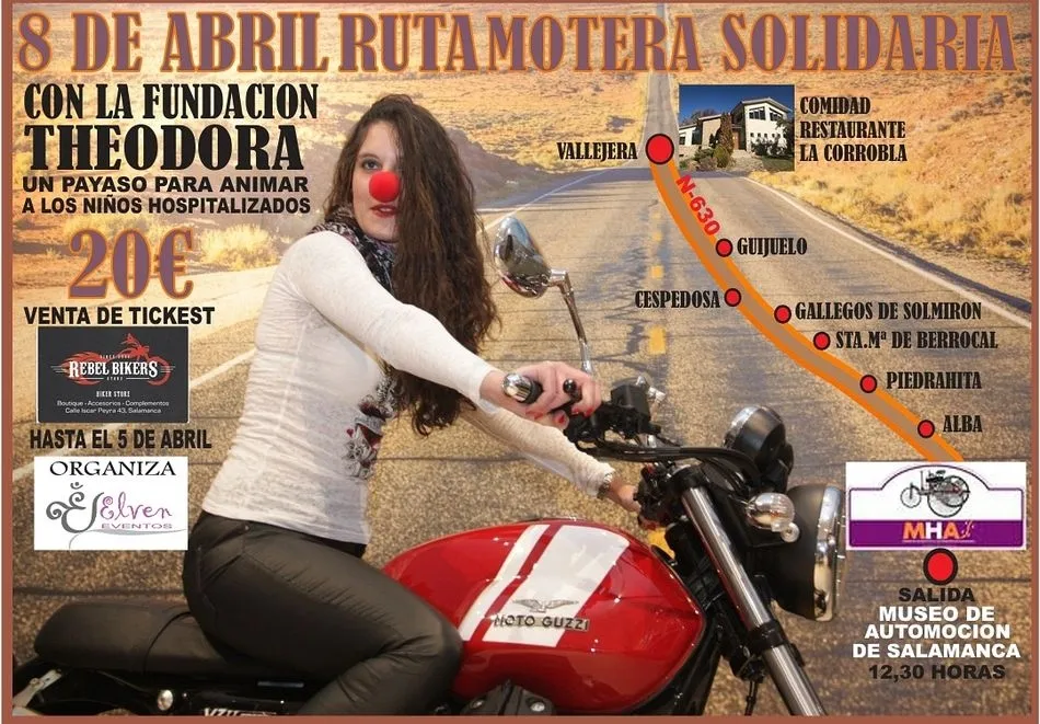 Foto 2 - Una ruta motera en apoyo a&nbsp;los ni&ntilde;os hospitalizados recorrer&aacute; la provincia  