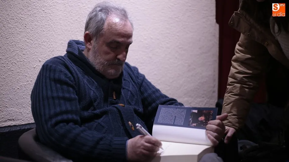Valentín Martín en la presentación de su libro en la Manolita / Foto: Alejandro López