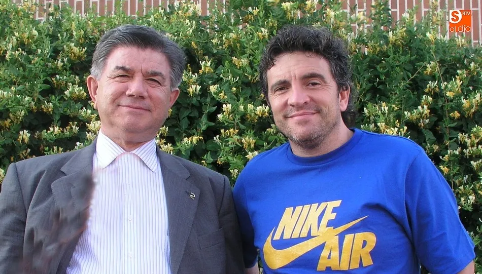 Manuel Rodríguez ‘Marogar’, en una imagen retrospectiva junto a Juan Manuel Lillo, exentrenador de la Unión y ahora en el Nacional de Medellín