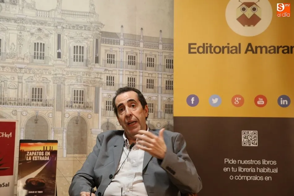Foto 4 - Carlos de Tom&aacute;s trae su &uacute;ltima novela a Salamanca a trav&eacute;s de Santos Ochoa