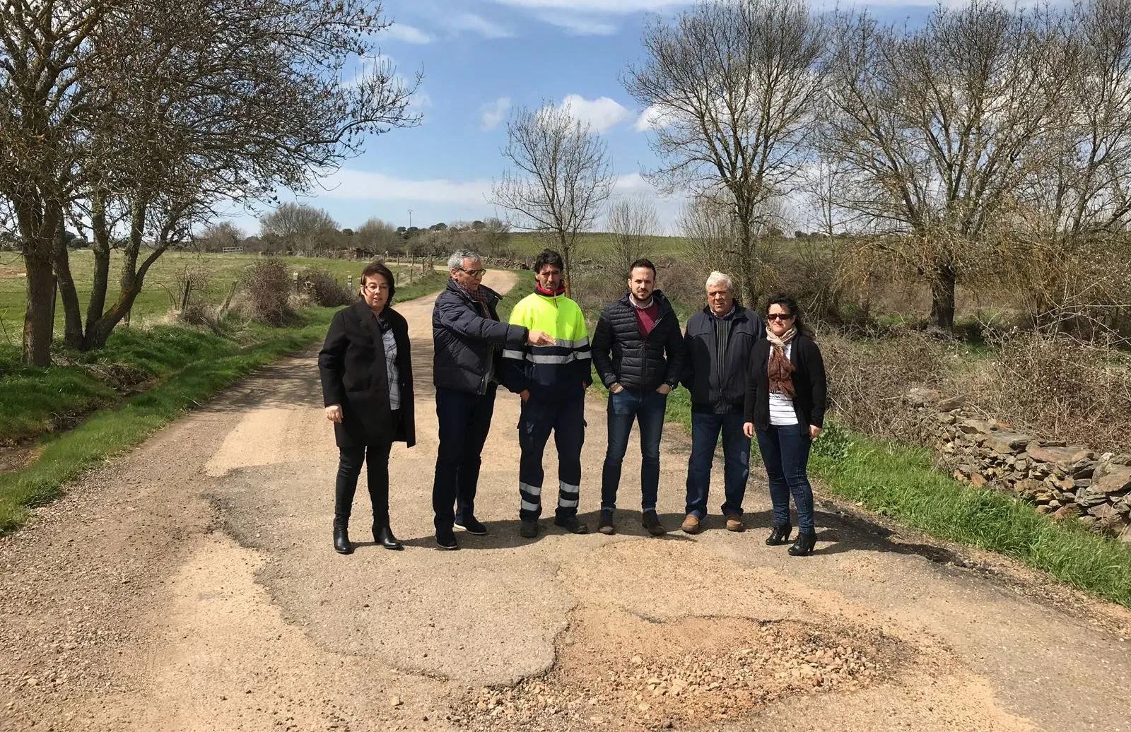 El PSOE denuncia que la Diputación sólo ha ejecutado el 10% de su Plan de arreglo de caminos  