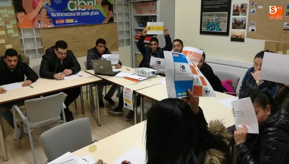 Participantes en la iniciativa de formación Formatéate con Garantía, a través de la Fundación Secretariado Gitano en Salamanca