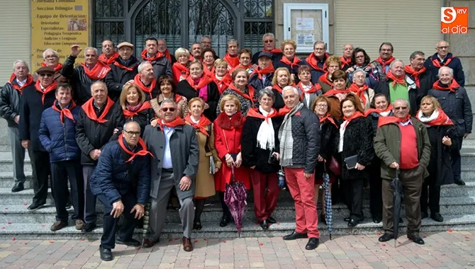 Más de medio centenar de Quintos del 70 se reunían este sábado en Peñaranda para vivir su gran jornada de hermandad