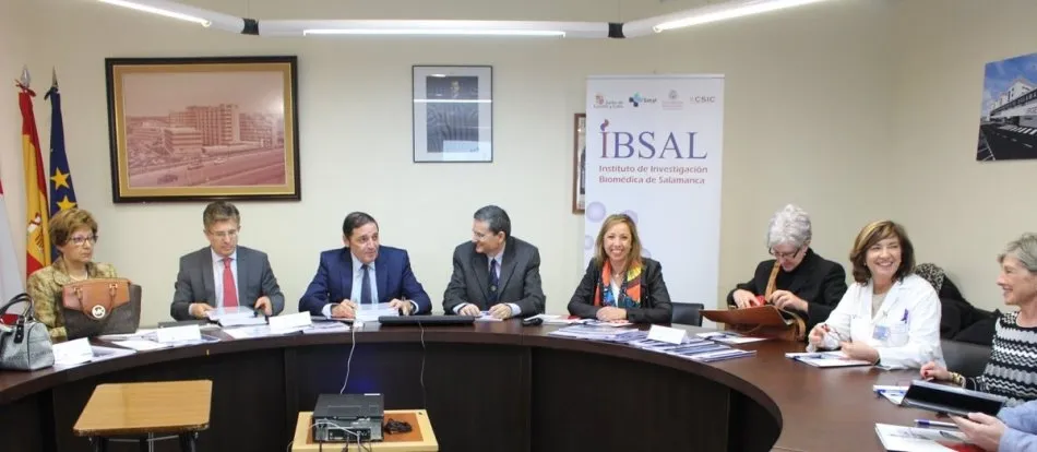 Reunión del consejo rector del IBSAL en el Hospital de Salamanca