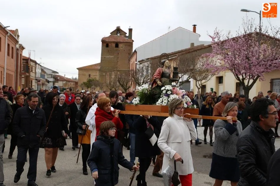 Procesión en honor a Santa Bárbara