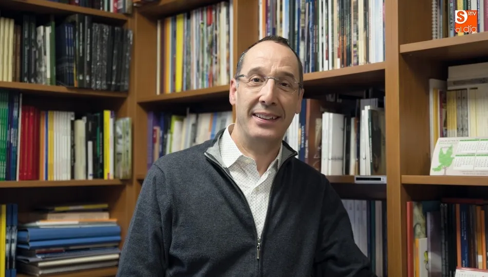 Lope, en una entrevista para SALAMANCA AL DÍA / Fotografías: Carmen Borrego