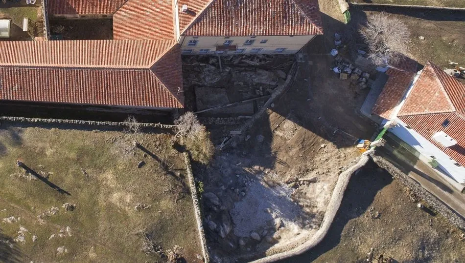 Vista aérea de las obras en El Bosque / FOTO: PDBB  y GRUPO SAN GIL