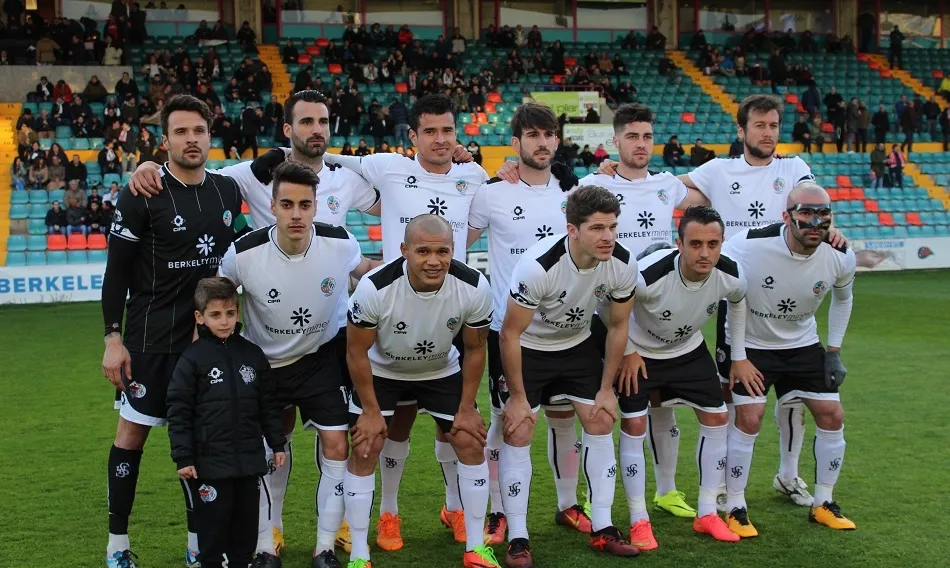 Once inicial del CF Salmantino.