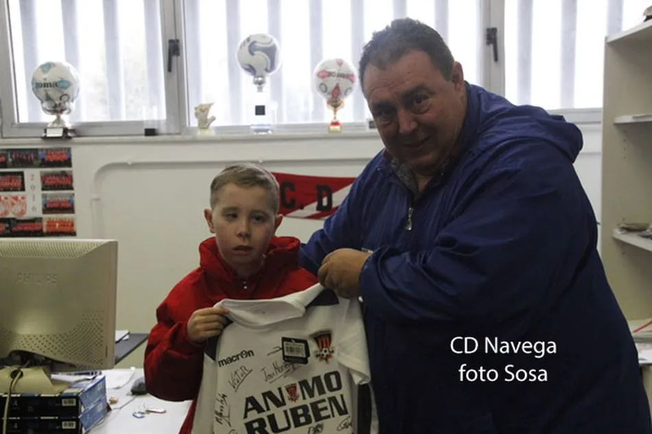 Foto 2 - El alev&iacute;n B del Navega recibe la visita de Rub&eacute;n