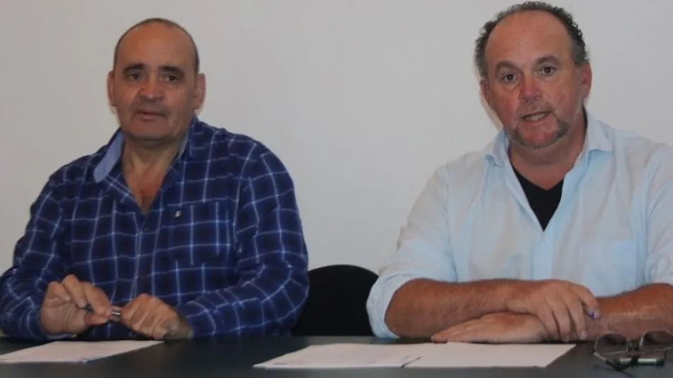 Gago y José Martín, durante la presentación.