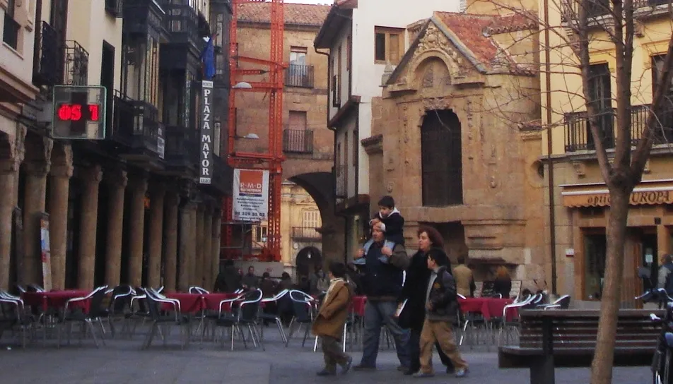 Plaza del Corrillo, donde tuvo lugar el robo