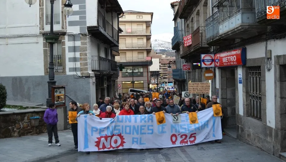 Concentración contra las pensiones el próximo lunes