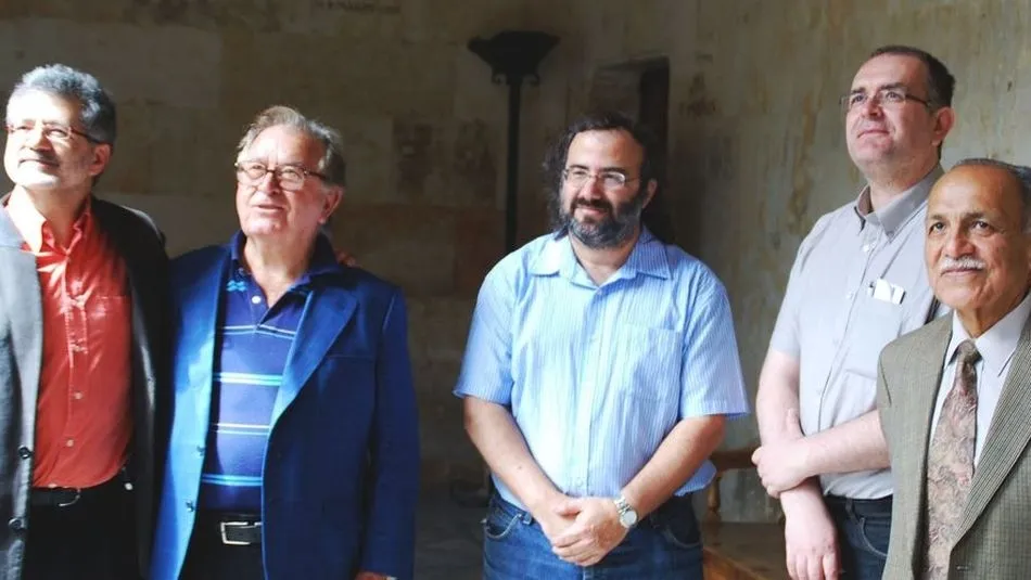 Tarquis, Monroy, Alencart, Martín Cobano y Escobar, durante el encuentro celebrado en Salamanca