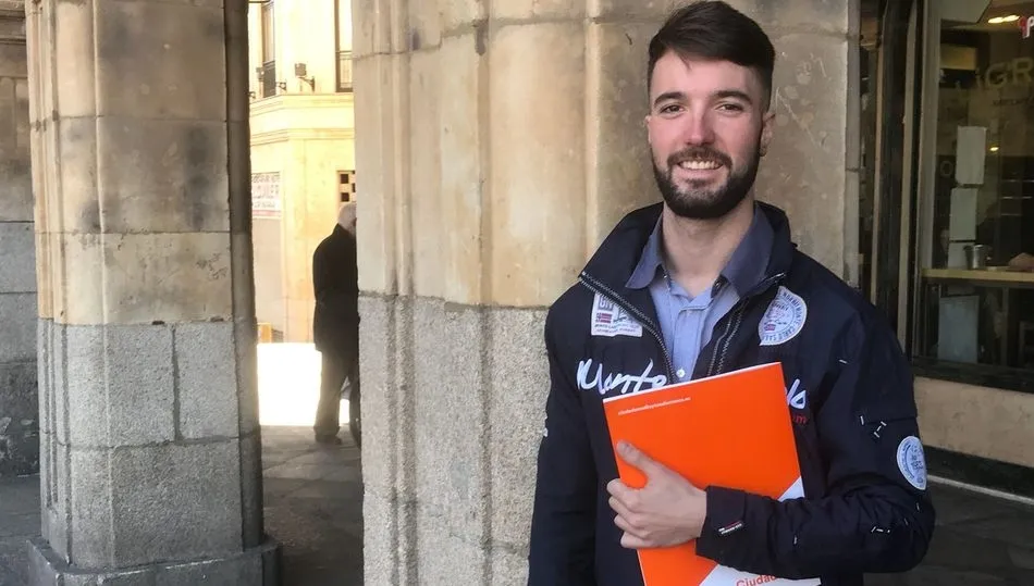 Carlos Pedraz, portavoz de Ciudadanos en el Ayuntamiento de Lumbrakes