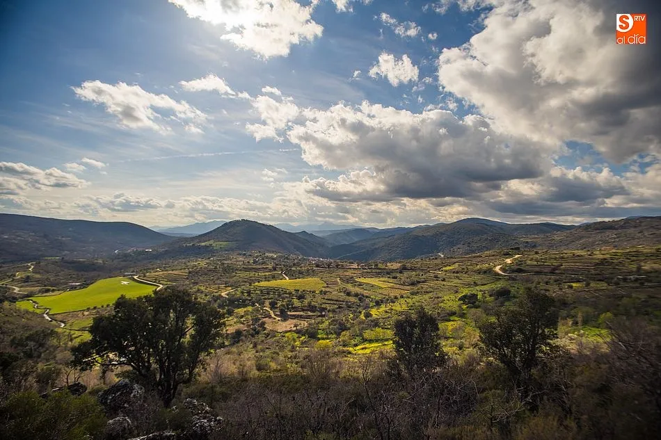 Panorámica de la Sierra de Francia desde Entresierras