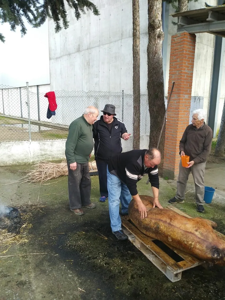 Foto 5 - Los mayores celebran la matanza tradicional