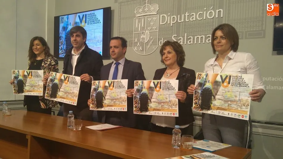 Presentación en la Diputación de la VI Marcha Solidaria de Saucelle