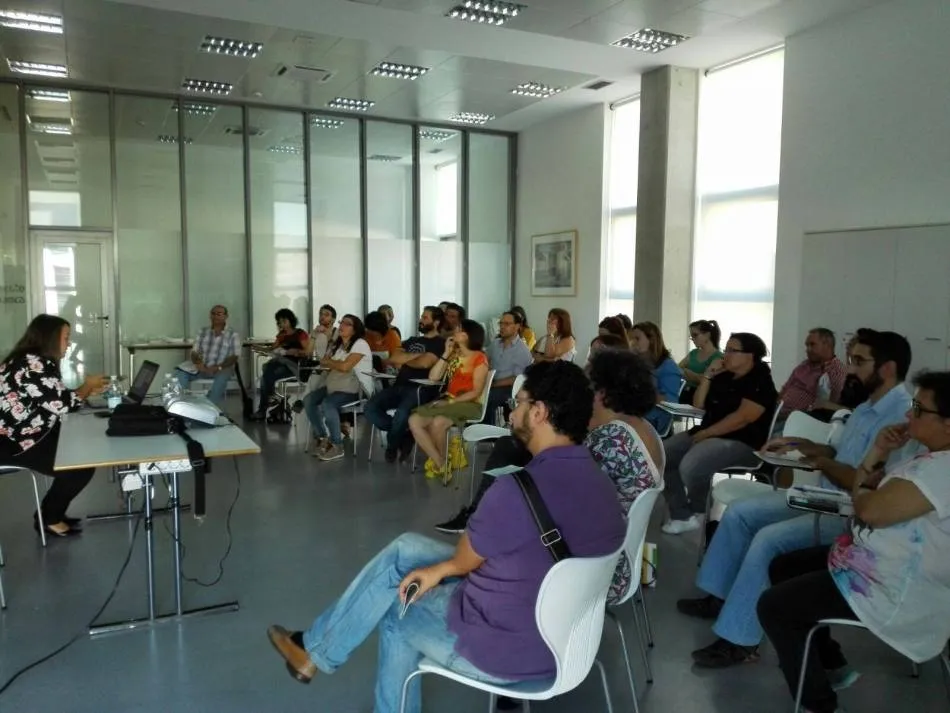 Una de las reuniones de Federación de ampas de centros públicos de Salamanca (FEDAMPA)